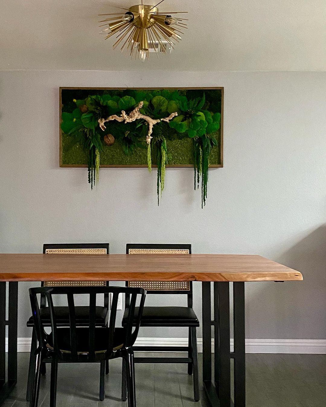 Handcrafted preserved moss wall art by Auliani Moss Designs