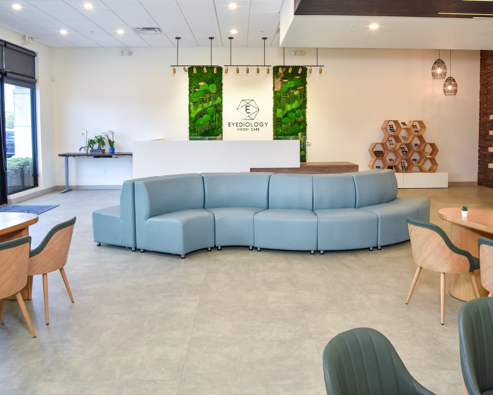 Eyediology Vision Care commercial moss installation